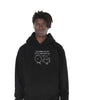Sip Mo men's oversized luxury hoodie black — Gods and Mony LA