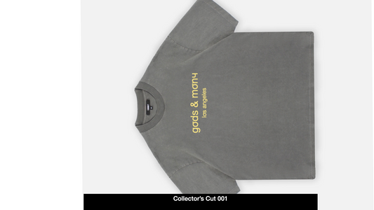 Men's premium apparel — Gods and Mony resonant luxury clothing LA