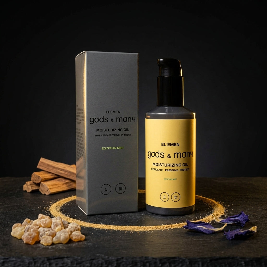 EL'EMEN Moisturizing Oil men's facial oil by Gods and Mony