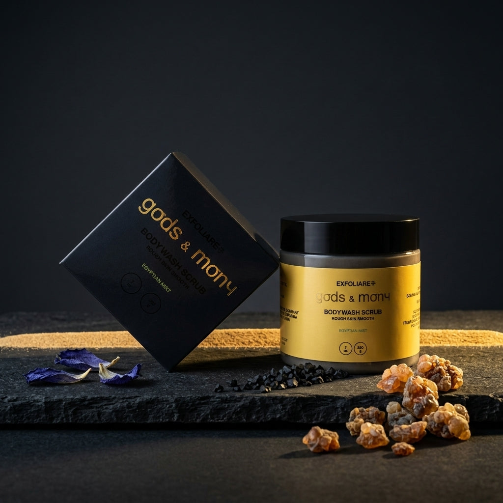 EXFOLIARE men's exfoliating scrub by Gods and Mony