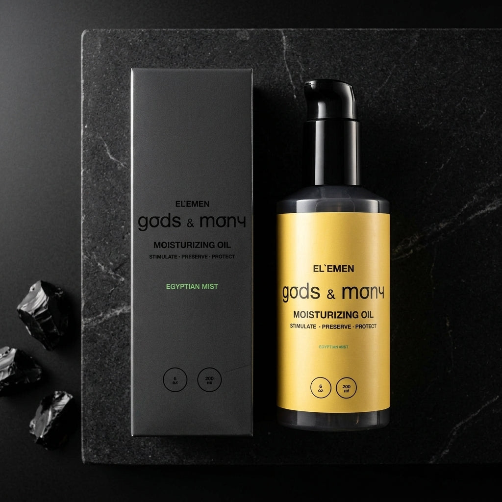 Men's moisturizing oil EL'EMEN — organic hydration for men