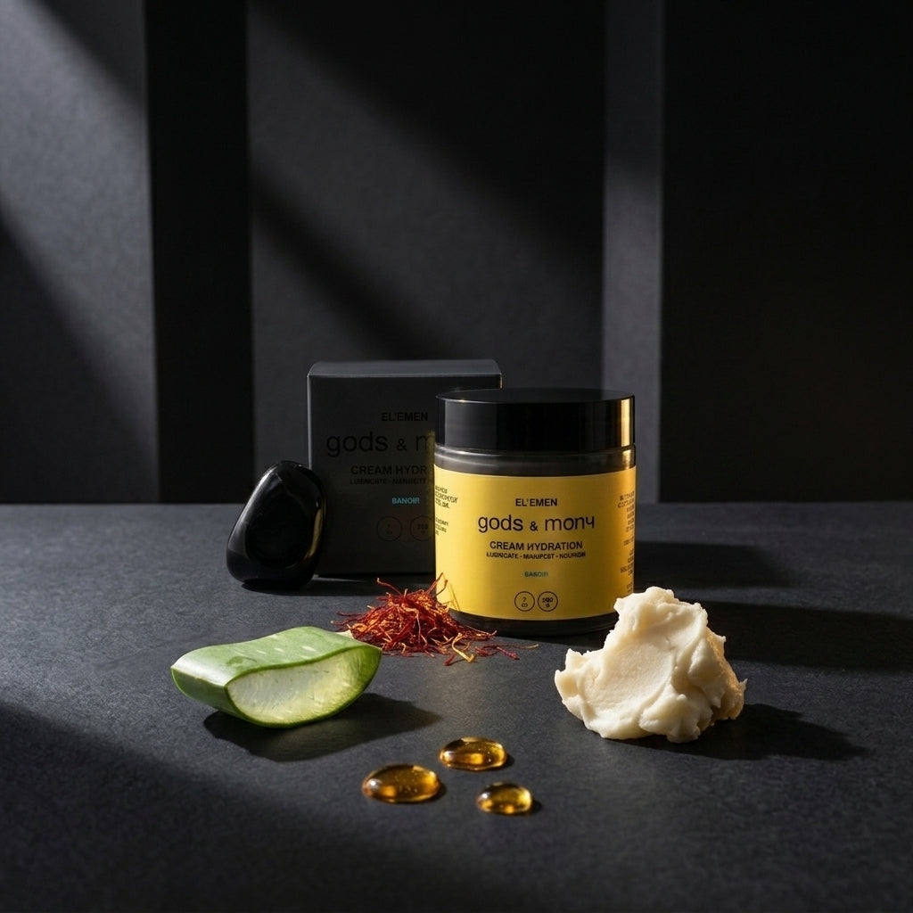 EL'EMEN Creme Hydration men's face cream jar by Gods and Mony